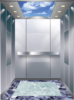 0.63m / s 320KG स्वचालित यात्री लिफ्ट PM सिंक्रोनस गियरलेस ट्रैक्शन लिफ्ट