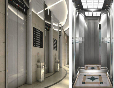 0.63m / s 320KG स्वचालित यात्री लिफ्ट PM सिंक्रोनस गियरलेस ट्रैक्शन लिफ्ट