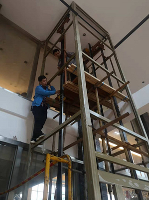 0.63m/s 320KG शाफ्टलेस होम लिफ्ट 4 व्यक्ति आवासीय ग्लास लिफ्ट