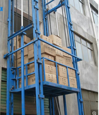 8 टन वाणिज्यिक फ्रेट लिफ्ट 4 मंजिल 1200KG हाइड्रोलिक लिफ्ट