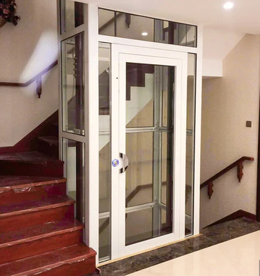 2000KG वाणिज्यिक ग्लास लिफ्ट 0.3m / s होम हाइड्रोलिक लिफ्ट