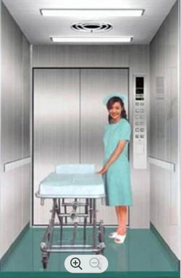 मरीजों के लिए 3.0m / s अस्पताल लिफ्ट 1600KG हाइड्रोलिक एमआरएल लिफ्ट