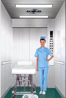 मरीजों के लिए 3.0m / s अस्पताल लिफ्ट 1600KG हाइड्रोलिक एमआरएल लिफ्ट